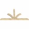 Ekena Millwork Richland Rough Sawn Timber Gable Bracket, Douglas Fir, 108"W x 58"H x 4"D x 6"F, 13/12 Pitch GBW108X58X0406RIC00RDF - alternate 2